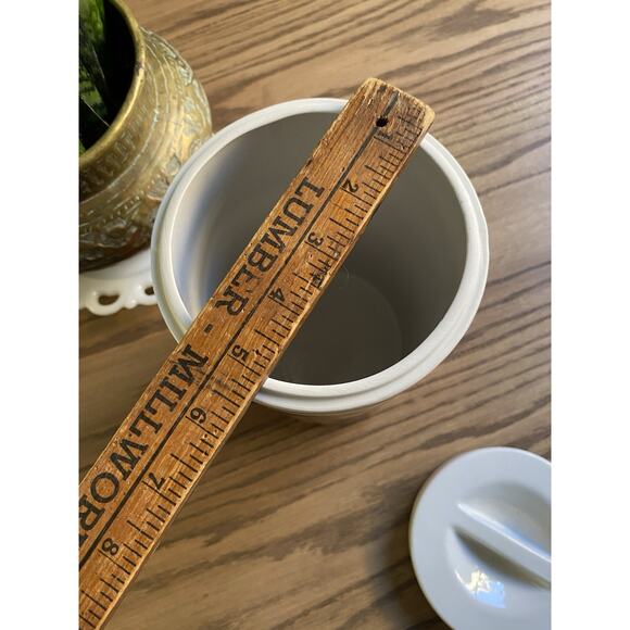 Vintage Old Fashioned Quaker Oats Ceramic Cookie Jar Canister Regal China - Picture 8 of 8